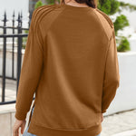 Zeagoo Womens Crewneck Sweatshirt Long Sleeve Tunic Tops