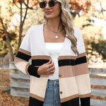 Nadorine Women's Oversized Button Sweaters Open Front Cardigans