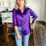 Nadorine Blouses for Women Silk Button Down Shirts