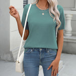 Zeagoo Womens Summer Short Sleeve Tops Pullover Sweaters