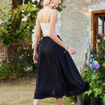 Nadorine Skirt Long Elegant Skirts High Waist Maxi Skirt (DE Only)