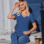 Nadorine Blouse Women's Elegant Pleated Tops (DE Only)