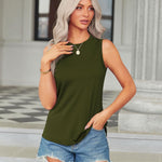 Zeagoo Women's Tank Top Sleeveless T-Shirt Basic Top (DE Only)
