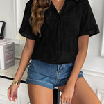 Nadorine Women Linen Button Down Shirt