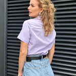 Nadorine Women's Button Down Shirts Short Sleeve Shirts