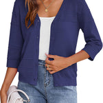 Nadorine Bolero Damen Elegant Open Front Cardigan (DE Only)
