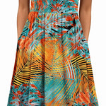 Zeagoo Women's Summer Tank Midi Dress with Pockets