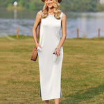 Nadorine Maxi Dresses Summer Dress Sleeveless Beach Dress (DE Only)