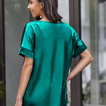 Satin Silk Blouse Tops - Nadorine (Us Only)