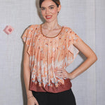 Nadorine Women's Blouse Batwing Blouse Shirts (DE Only)