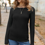 Nadorine Knitted Pullover Ribbed Long Sleeve Pullover (DE Only)