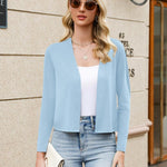 Nadorine Women's Long Sleeve Shrug Cropped Cardigan