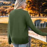 Nadorine Women's Open Front Oversized Soft Knit Sweater Cardigan