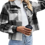 Nadorine Women's Short Flannel Jacket (DE Only)