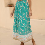 Nadorine Women's Boho Floral Skirt
