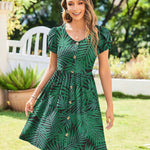 Nadorine Summer Dress Women's Short Sleeve Dresses (DE Only)