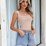 Nadorine Women's Sleeveless Crop Tops