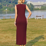 Nadorine Maxi Dresses Summer Dress Sleeveless Beach Dress (DE Only)