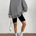 Nadorine  Oversized Sweatshirts Graphic Print Tops