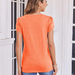 Nadorine Shirts Casual Short Sleeve Tees Dressy Casual Patel Blouses
