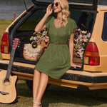 Nadorine Summer Dress Women's Short Sleeve Dresses (DE Only)