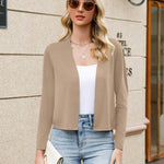 Nadorine Women's Long Sleeve Shrug Cropped Cardigan
