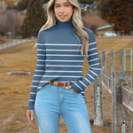 Zeagoo Women's Turtleneck Sweaters Fitted Long Sleeve Shirts