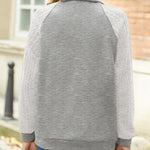 Zeagoo Women's Sweatshrits Quarter Zip Pullover Casual Cable Outfits