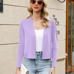 Nadorine Women's Long Sleeve Shrug Cropped Cardigan