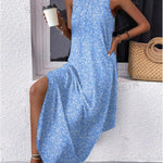Nadorine Women Casual Summer Dress Pleated Sundress