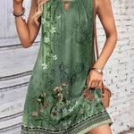 Nadorine Casual Boho Sleeveless Sundresses with Pockets