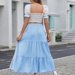 Nadorine Rock Damen Elegant Hohe Taille Skirt (DE Only)