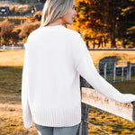 Nadorine Women's Open Front Oversized Soft Knit Sweater Cardigan