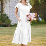 Nadorine Summer Dress Women's Dresses Short Sleeve Dress (DE Only)
