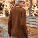 Nadorine Women's Oversized Button Sweaters Open Front Cardigans