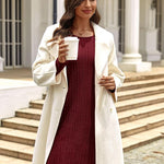 Nadorine Women's Knitted Dress Long-Sleeve Elegant Dresses (DE Only)