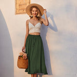Nadorine Skirt Long Elegant Skirts High Waist Maxi Skirt (DE Only)
