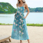 Zeagoo Women's Summer Casual Boho Sundress with Pockets