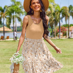 Nadorine Women Summer Dresses Sleeveless Casual Tank Dress