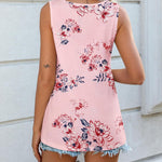 Nadorine Women V Neck Lace Tank Tops