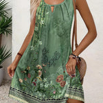Nadorine Casual Boho Sleeveless Sundresses with Pockets