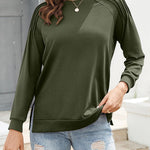 Zeagoo Womens Crewneck Sweatshirt Long Sleeve Tunic Tops