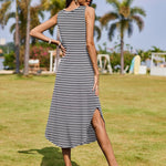Nadorine Women Casual Summer Dress Pleated Sundress
