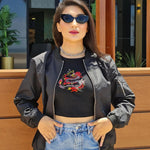 Nadorine Short Bomber Jacket