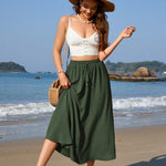 Nadorine Skirt Long Elegant Skirts High Waist Maxi Skirt (DE Only)