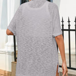 Nadorine 3/4 Sleeve Cardigans Open Front Beach Coverup