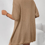 Nadorine Short Sleeve Crochet Kimonos Open Front Cover Ups