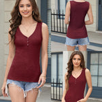 Zeagoo Women's Tank Top Sleeveless Ribbed Tank Tops (DE Only)