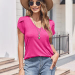 Nadorine Shirts Casual Short Sleeve Tees Dressy Casual Patel Blouses