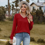 Nadorine Women's Blouses Elegant Long Sleeve Tunic Tops (DE Only)